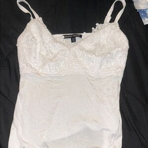 Boston Proper Ivory Lace Camisole